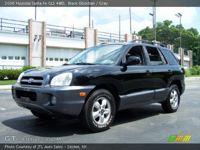 2006 Hyundai Santa Fe GLS 4WD in Black Obsidian