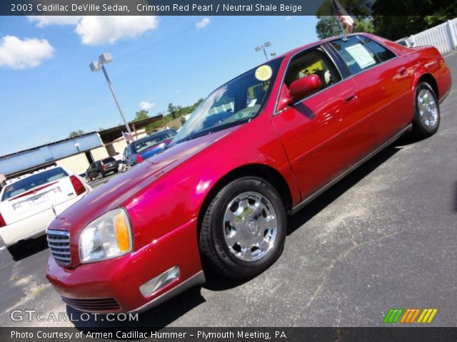 2003 Cadillac DeVille Sedan in Crimson Red Pearl