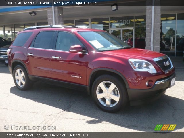 2008 GMC Acadia SLT AWD in Red Jewel