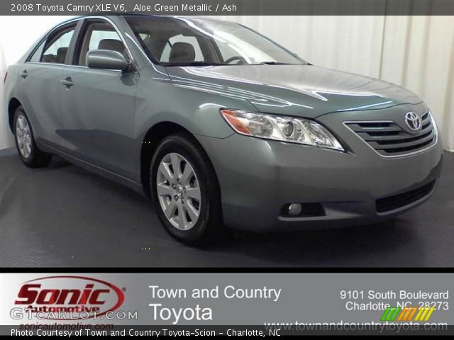 2008 Toyota Camry XLE V6 in Aloe Green Metallic