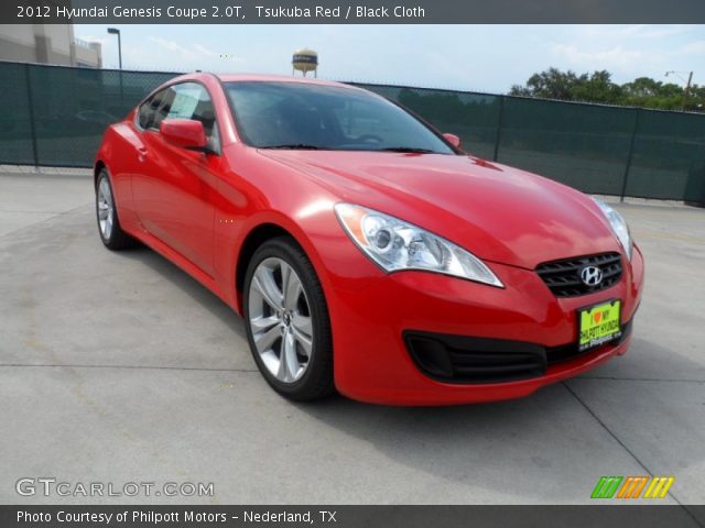 2012 Hyundai Genesis Coupe 2.0T in Tsukuba Red