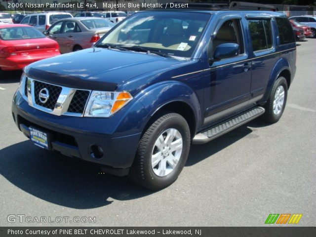 2006 Nissan Pathfinder LE 4x4 in Majestic Blue Metallic