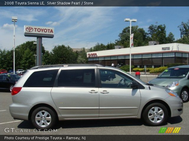 2008 Toyota Sienna LE in Silver Shadow Pearl