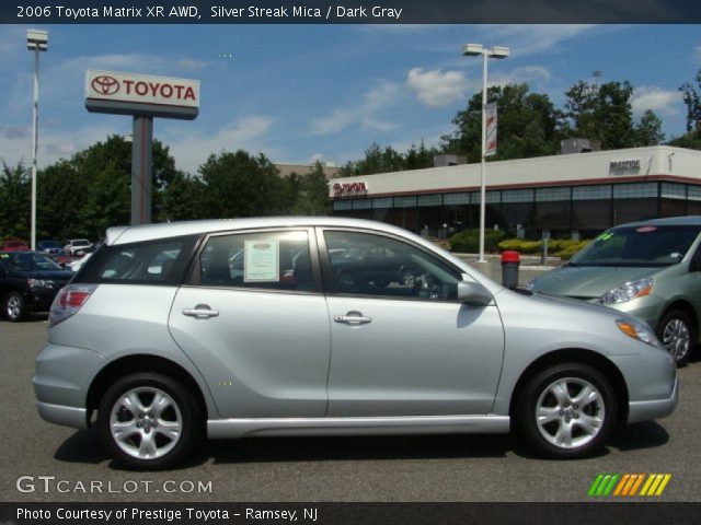 2006 Toyota Matrix XR AWD in Silver Streak Mica