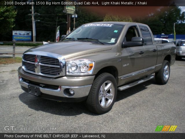 2008 Dodge Ram 1500 Big Horn Edition Quad Cab 4x4 in Light Khaki Metallic