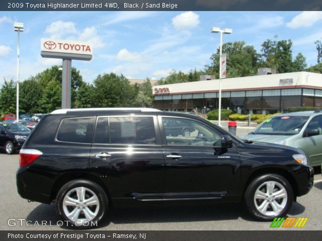 2009 Toyota Highlander Limited 4WD in Black