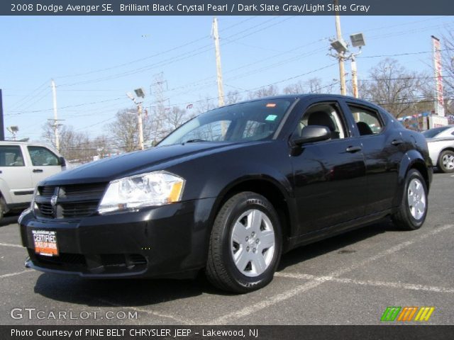 2008 Dodge Avenger SE in Brilliant Black Crystal Pearl