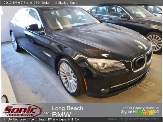 2012 BMW 7 Series 750i Sedan in Jet Black