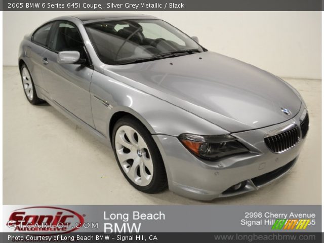2005 BMW 6 Series 645i Coupe in Silver Grey Metallic