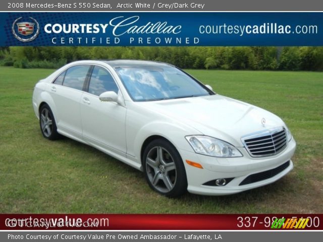 2008 Mercedes-Benz S 550 Sedan in Arctic White