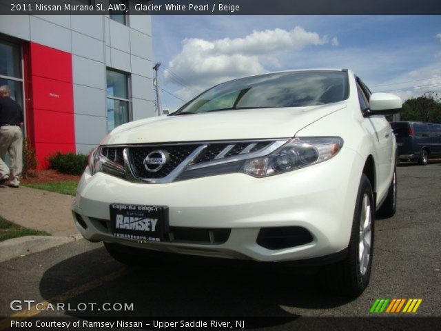 2011 Nissan Murano SL AWD in Glacier White Pearl