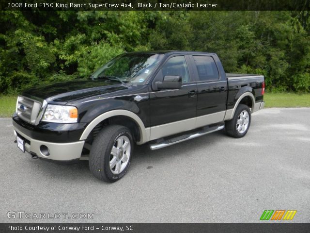 2008 Ford F150 King Ranch SuperCrew 4x4 in Black