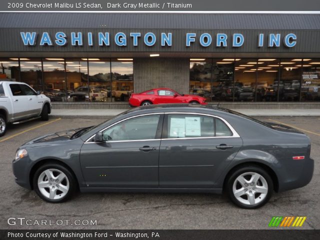 2009 Chevrolet Malibu LS Sedan in Dark Gray Metallic