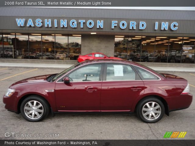 2008 Ford Taurus SEL in Merlot Metallic
