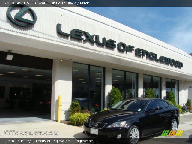 2008 Lexus IS 250 AWD in Obsidian Black