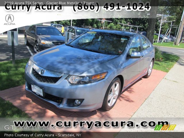 2009 Acura TSX Sedan in Glacier Blue Metallic