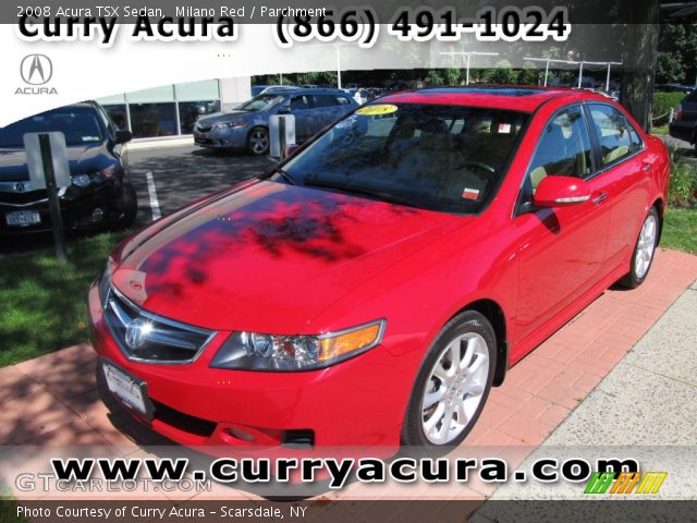2008 Acura TSX Sedan in Milano Red