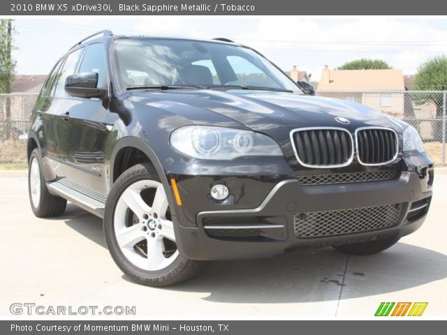2010 BMW X5 xDrive30i in Black Sapphire Metallic