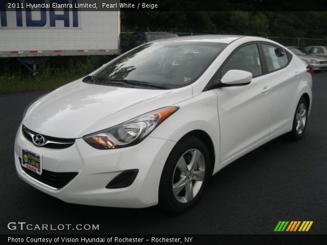 2011 Hyundai Elantra Limited in Pearl White