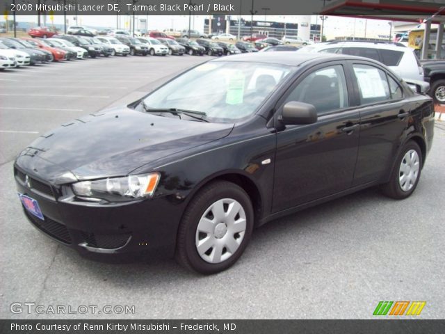 2008 Mitsubishi Lancer DE in Tarmac Black Pearl