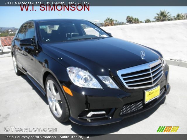 2011 Mercedes-Benz E 350 Sedan in Black