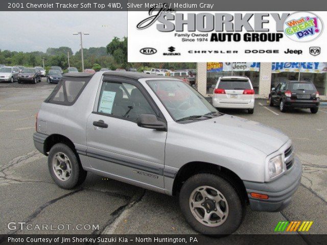 2001 Chevrolet Tracker Soft Top 4WD in Silver Metallic