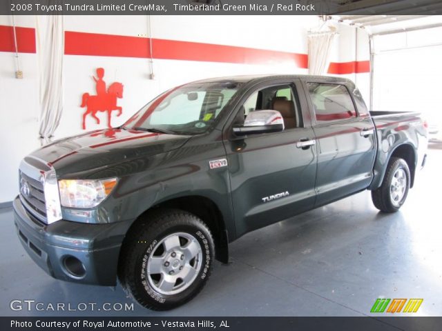 2008 Toyota Tundra Limited CrewMax in Timberland Green Mica