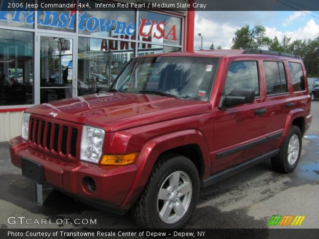 2006 Jeep Commander 4x4 in Inferno Red Pearl