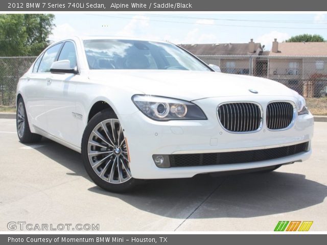 2012 BMW 7 Series 740Li Sedan in Alpine White