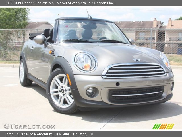 2012 Mini Cooper Convertible in Velvet Silver Metallic