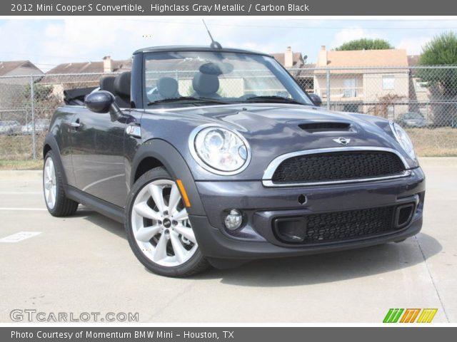 2012 Mini Cooper S Convertible in Highclass Gray Metallic