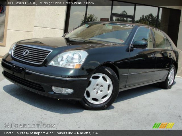 2001 Lexus LS 430 in Midnight Pine Green Pearl