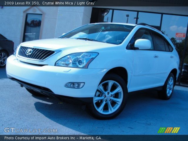 2009 Lexus RX 350 in Crystal White Mica