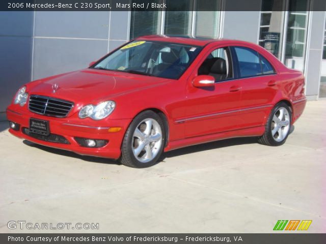 2006 Mercedes-Benz C 230 Sport in Mars Red