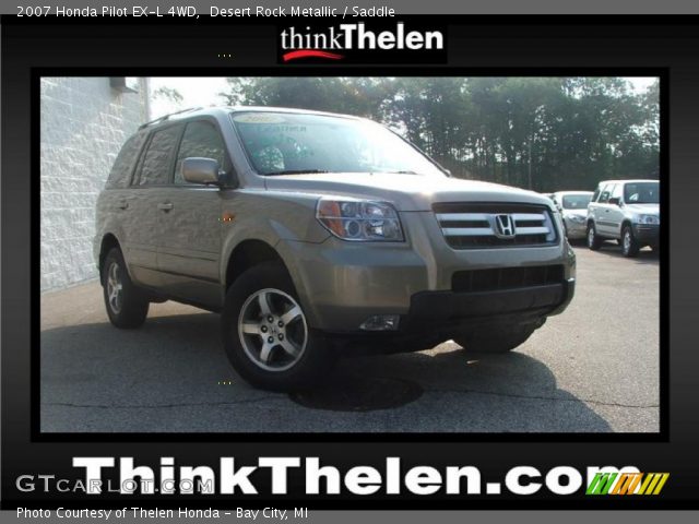 2007 Honda Pilot EX-L 4WD in Desert Rock Metallic