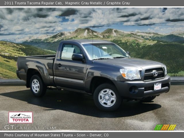 2011 Toyota Tacoma Regular Cab in Magnetic Gray Metallic