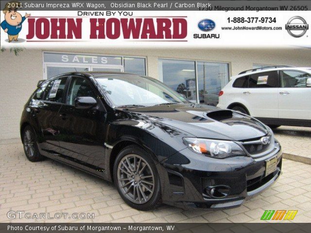2011 Subaru Impreza WRX Wagon in Obsidian Black Pearl