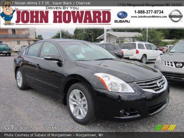 2012 Nissan Altima 3.5 SR in Super Black