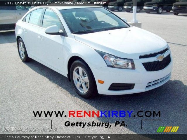 2012 Chevrolet Cruze LT in Summit White