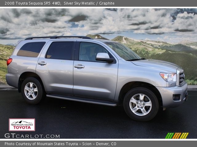 2008 Toyota Sequoia SR5 4WD in Silver Sky Metallic