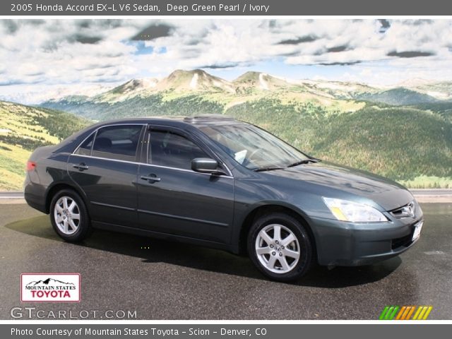 2005 Honda Accord EX-L V6 Sedan in Deep Green Pearl