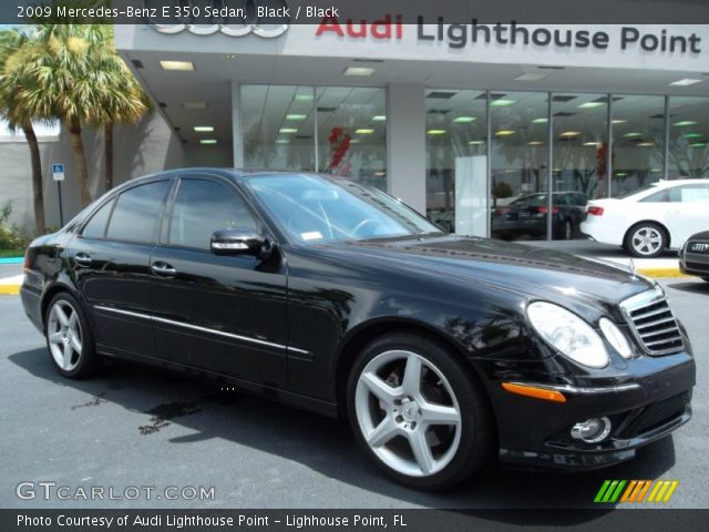 2009 Mercedes-Benz E 350 Sedan in Black