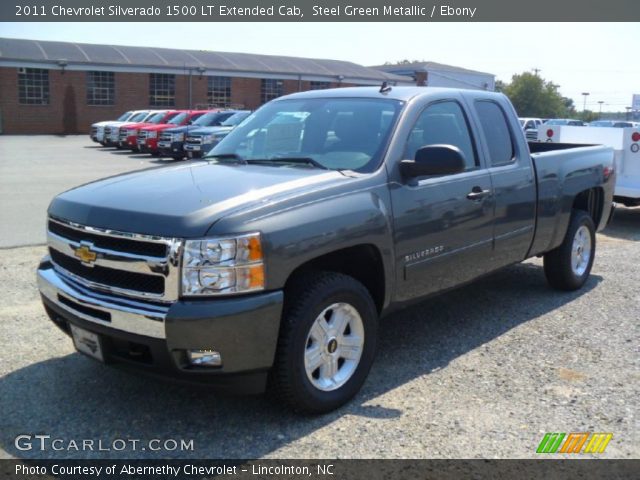 2011 Chevrolet Silverado 1500 LT Extended Cab in Steel Green Metallic