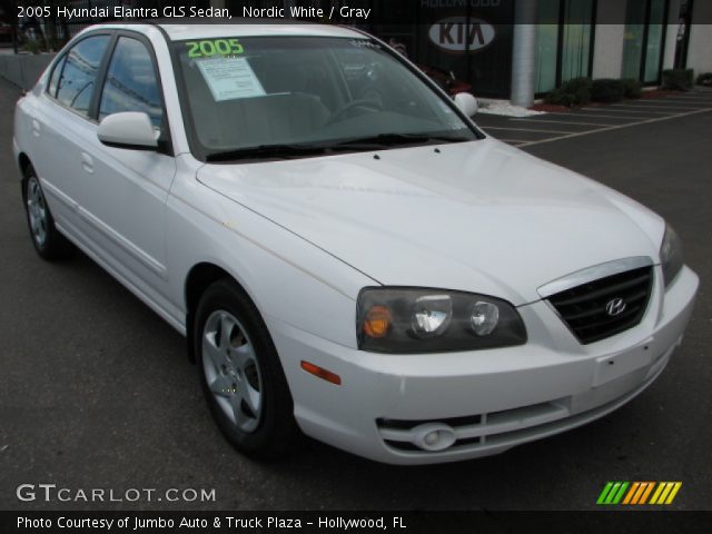 2005 Hyundai Elantra GLS Sedan in Nordic White
