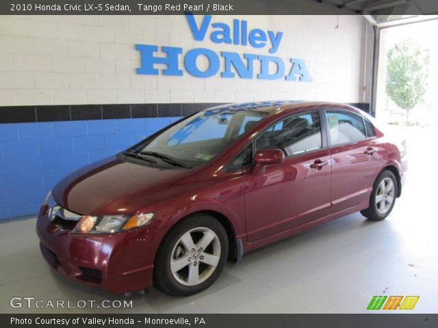 2010 Honda Civic LX-S Sedan in Tango Red Pearl