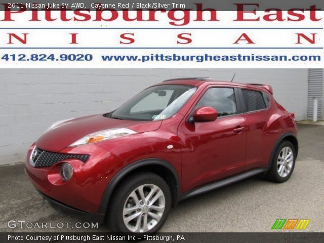 2011 Nissan Juke SV AWD in Cayenne Red