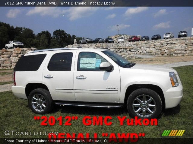 2012 GMC Yukon Denali AWD in White Diamond Tricoat
