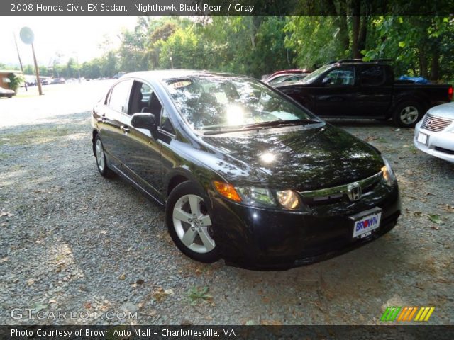 2008 Honda Civic EX Sedan in Nighthawk Black Pearl