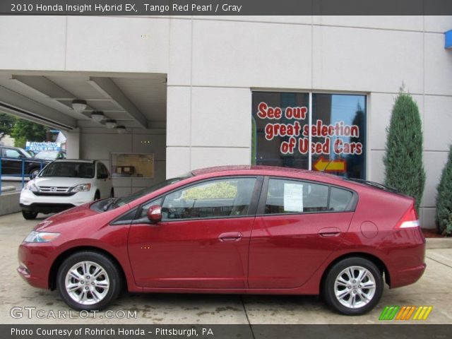 2010 Honda Insight Hybrid EX in Tango Red Pearl
