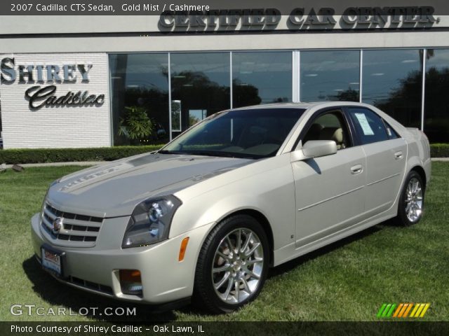 2007 Cadillac CTS Sedan in Gold Mist